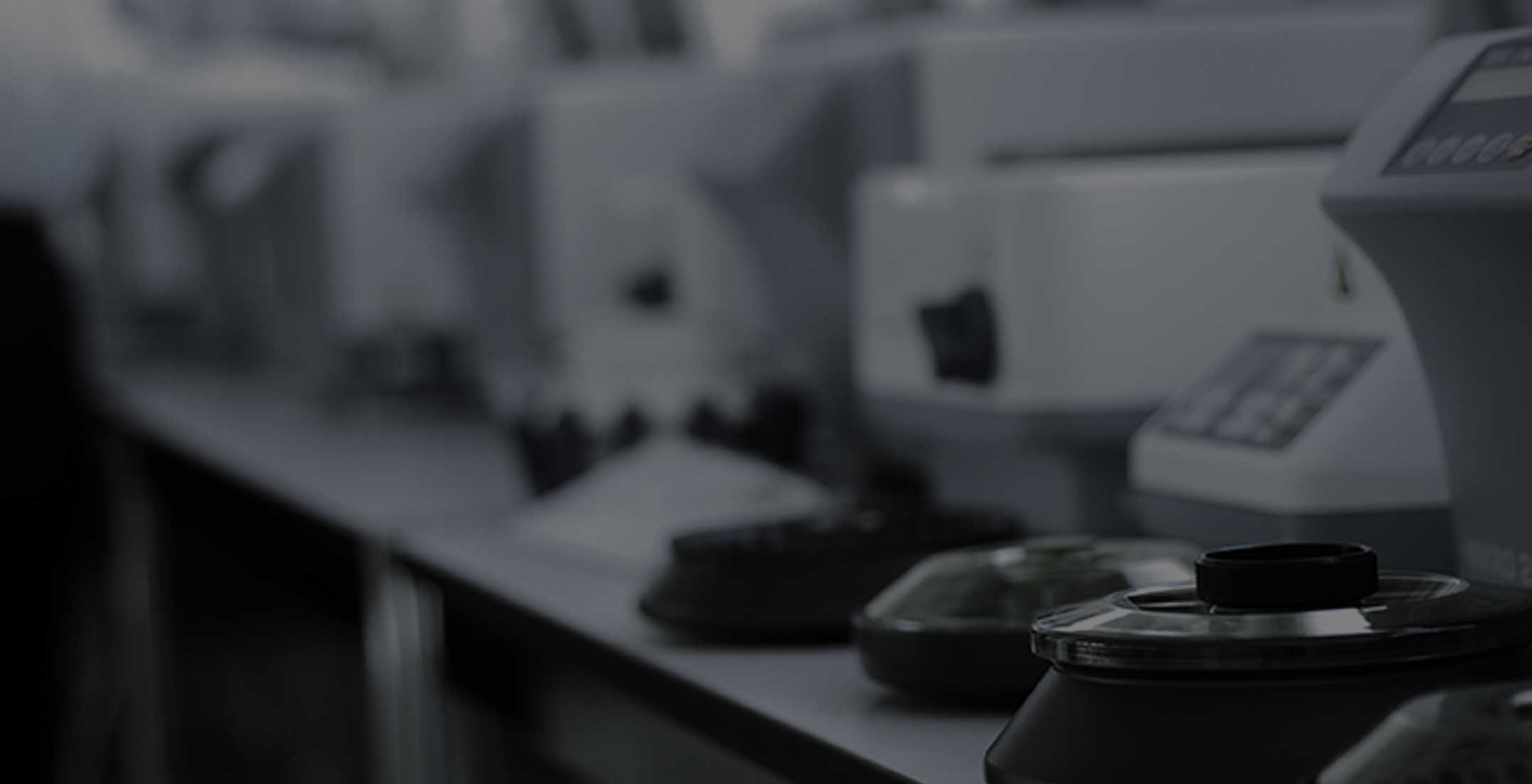 Hettich centrifuges on lab table